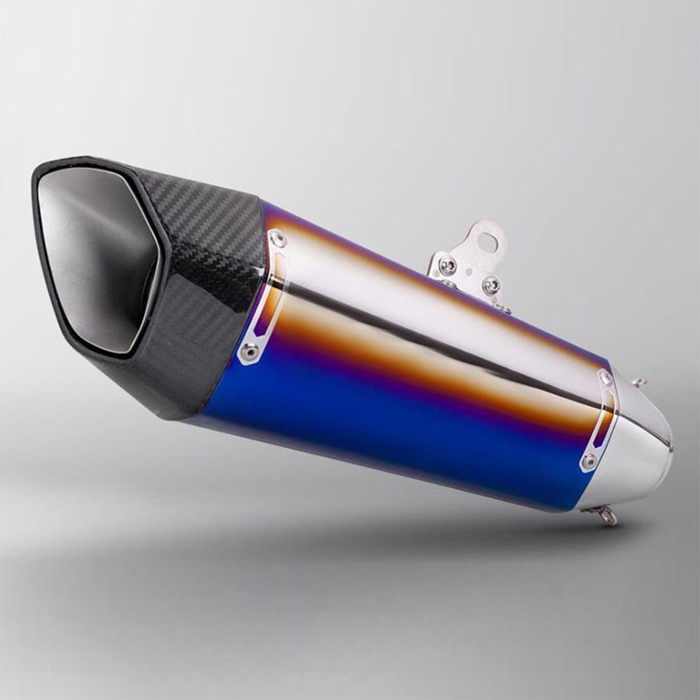Universal Motorcycle Exhaust Pipe SR5 Kela 51mm Tail Section for Z400 R3 MT07 MT09