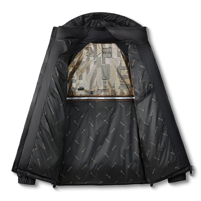 Men's Winter Warm Quilted Hooded Jackets Casual Windproof Padded Coat Thicken Parka Jacket for Men Full Zip Windbreaker Insulated Jackets with Hood