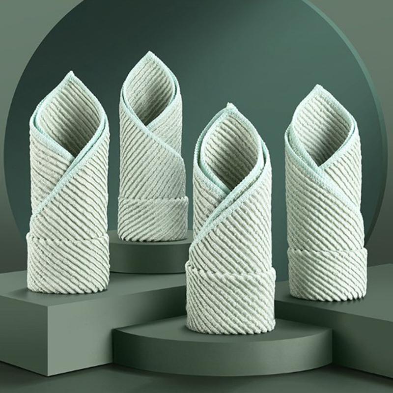 Buy 5Pcs/Set Kitchen Fish Scale Cleaning Cloth Housework Table Dish