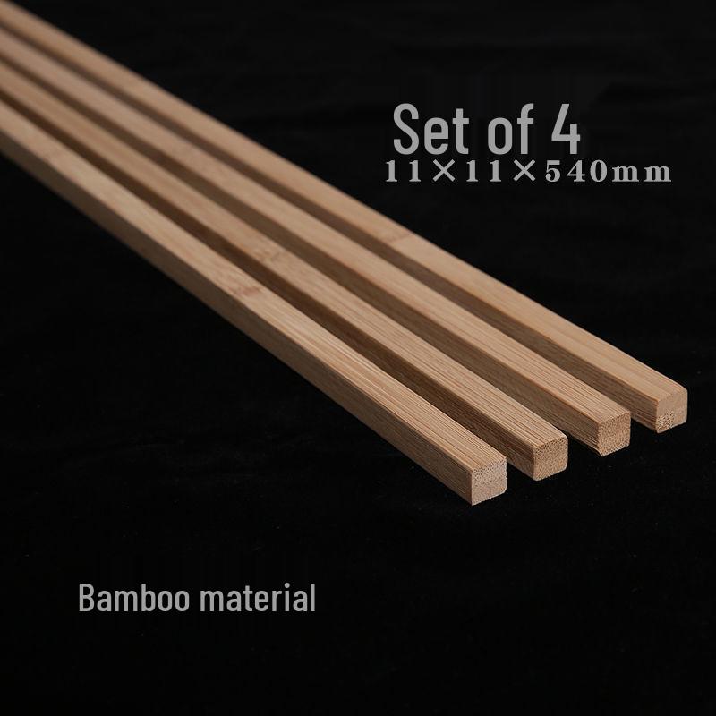 Solid Wood Mahjong Ruler and Card Arranger - Mini Taiwan Mahjong Stick and Nan Bamboo Ruler Set
