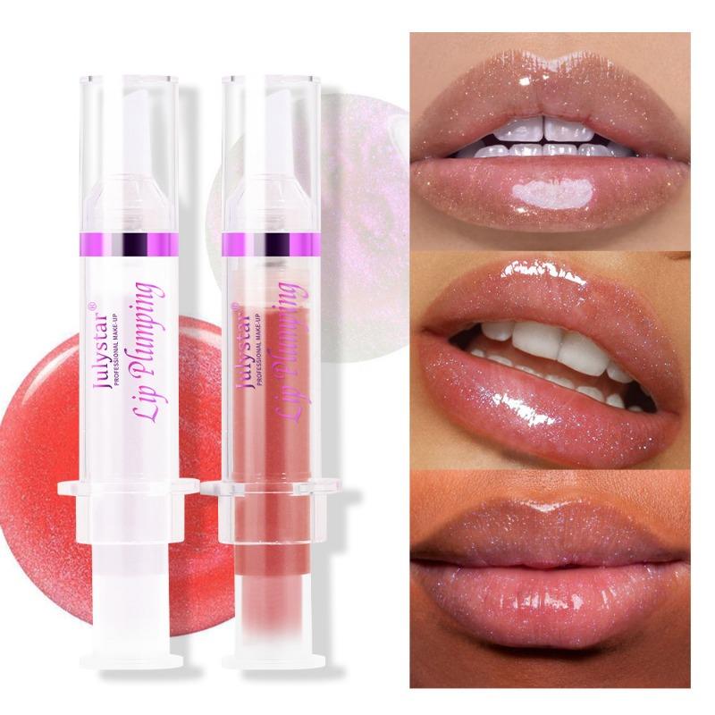 Pearlescent Long-lasting Moisturizing Lip Plumping Lip Nectar Moisturizing And Brightening Non-stick Cup Hydrating Doe Lip Glaze