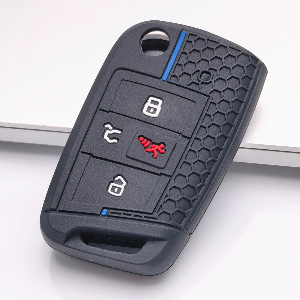 Key Fob Cover for Volkswagen Golf Tiguan Octavia A7 MK7 MK2 Kodiaq Superb Protective Accessory Key Fob Protection Replacement Daily Use
