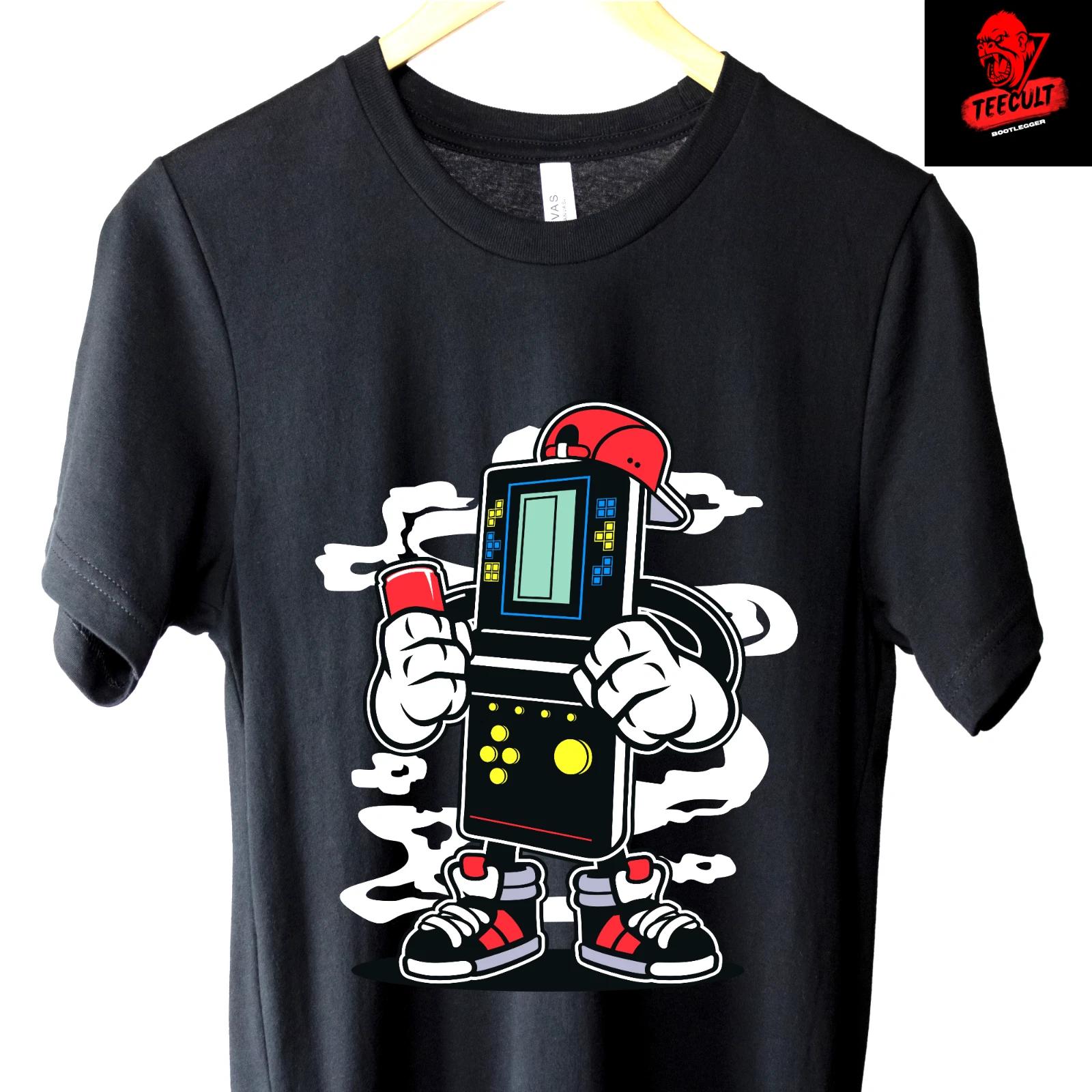 Men s and Women s T-shirts Game Boy TETRIS Retro 90s Gamer Tee | Unisex Heavy Cotton XXXL