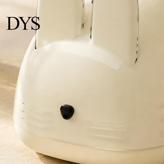 Decorative Facial Tissue Dispenser Cute Rabbit Shape Box, Plastic Dispenser, Bunny Box Holder Cream Style Napkin Case for Living Room And Bedroom