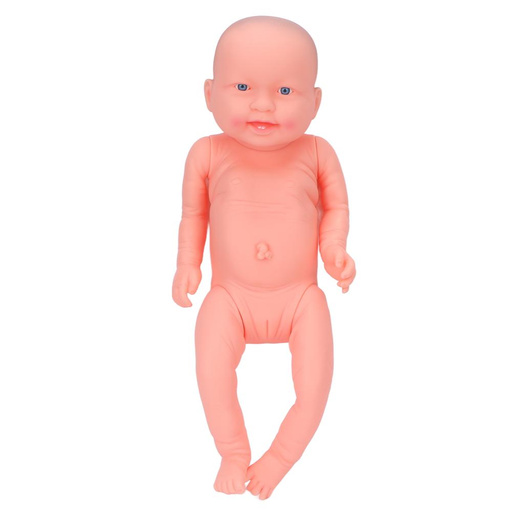 Weiche Babypuppe Baby Mädchen Anatomisch korrekt Stilltraining Weit verbreitet Hohe Simulation Weichplastik Baby Mädchen Puppe