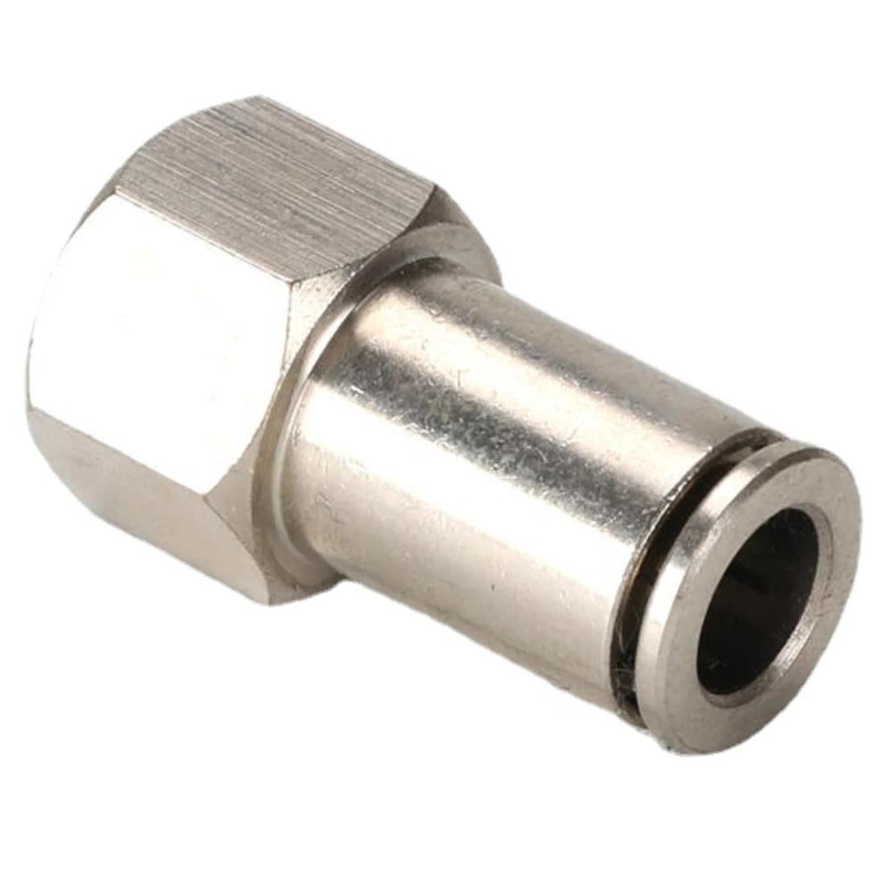 PC POC PL PH SL M5 M6 1/8" 1/4" 3/8" 1/2" BSP Male Female Elbow Tee Pneumatic Brass Push In Quick Connector Release Air Fitting