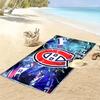 Montreal Canadiens Druck Strandtuch, Großes Weiches Schnelltrocknendes Handtuch für Strand Camping Schwimmen