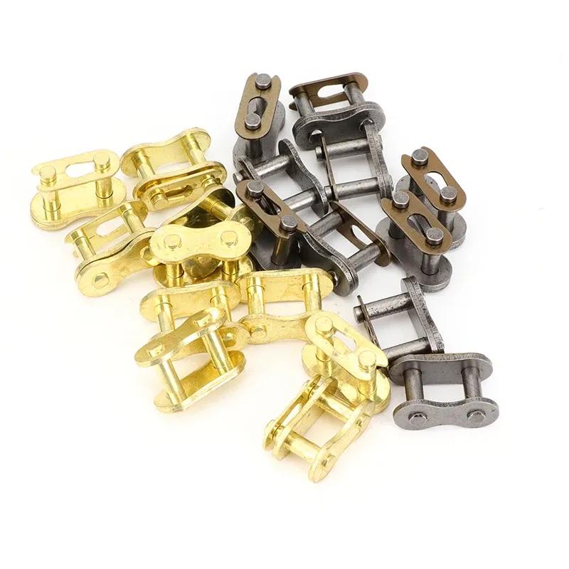 Gold/black 10 pcs 420 Chain Master Link For 50cc-150cc Motorcycle Dirt pit bike ATV Quad Accessories