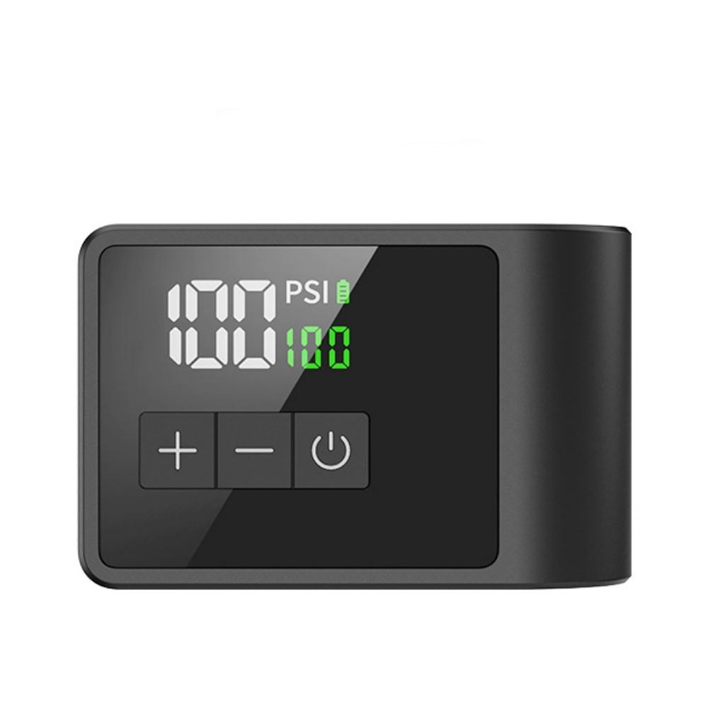 Portable Mini Air Pump for Road Bikes and Mountain Bikes Typec-c Charging with Pressure Gauge,Lightweight Cycling Accessories Black 72V