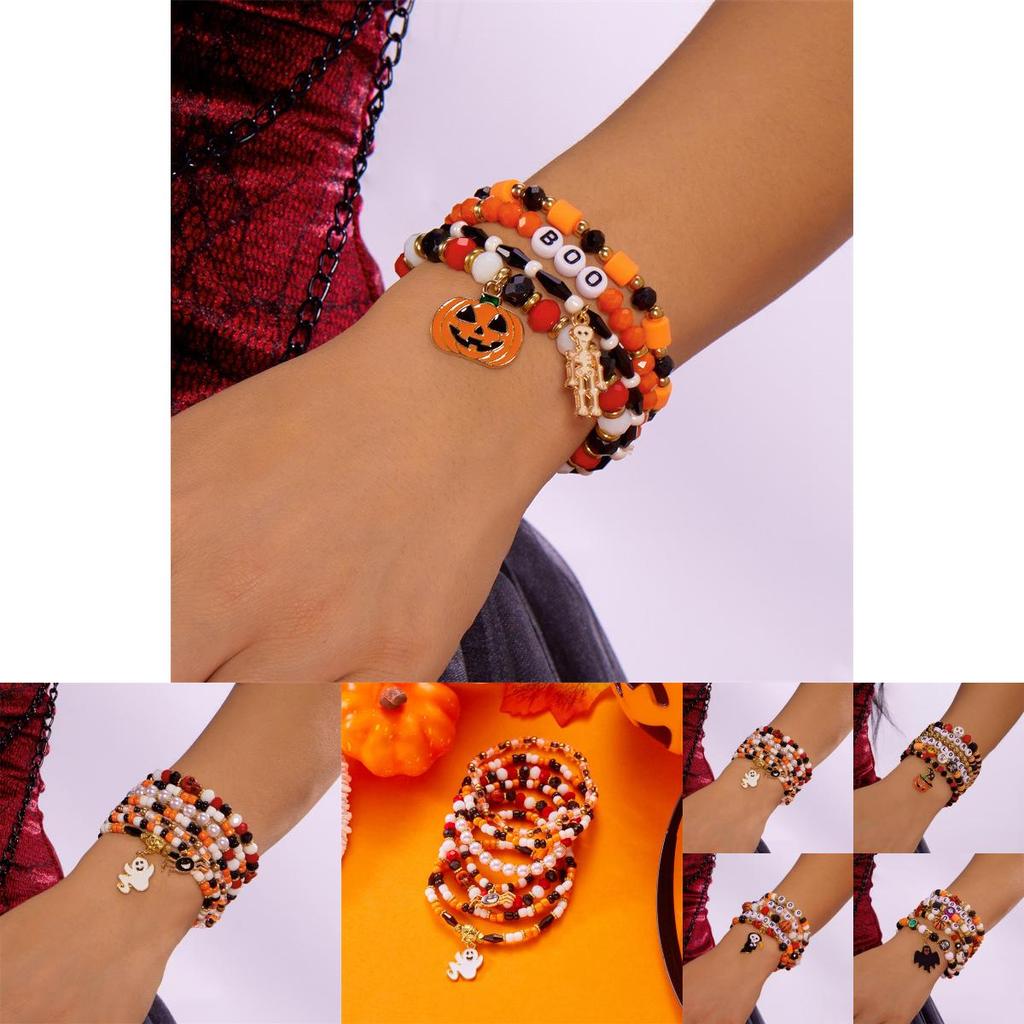 Halloween Ghost Death God Alloy Pendant Set Handcrafted Jewelry For Men And Women