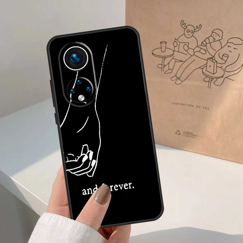 BFF Best Friends Forever Black For Honor Magic 7 Lite 5 6 8 Pro Case For Honor 400 200 90 70 50 X8c X8b X9a X9b X9c X9d Win
