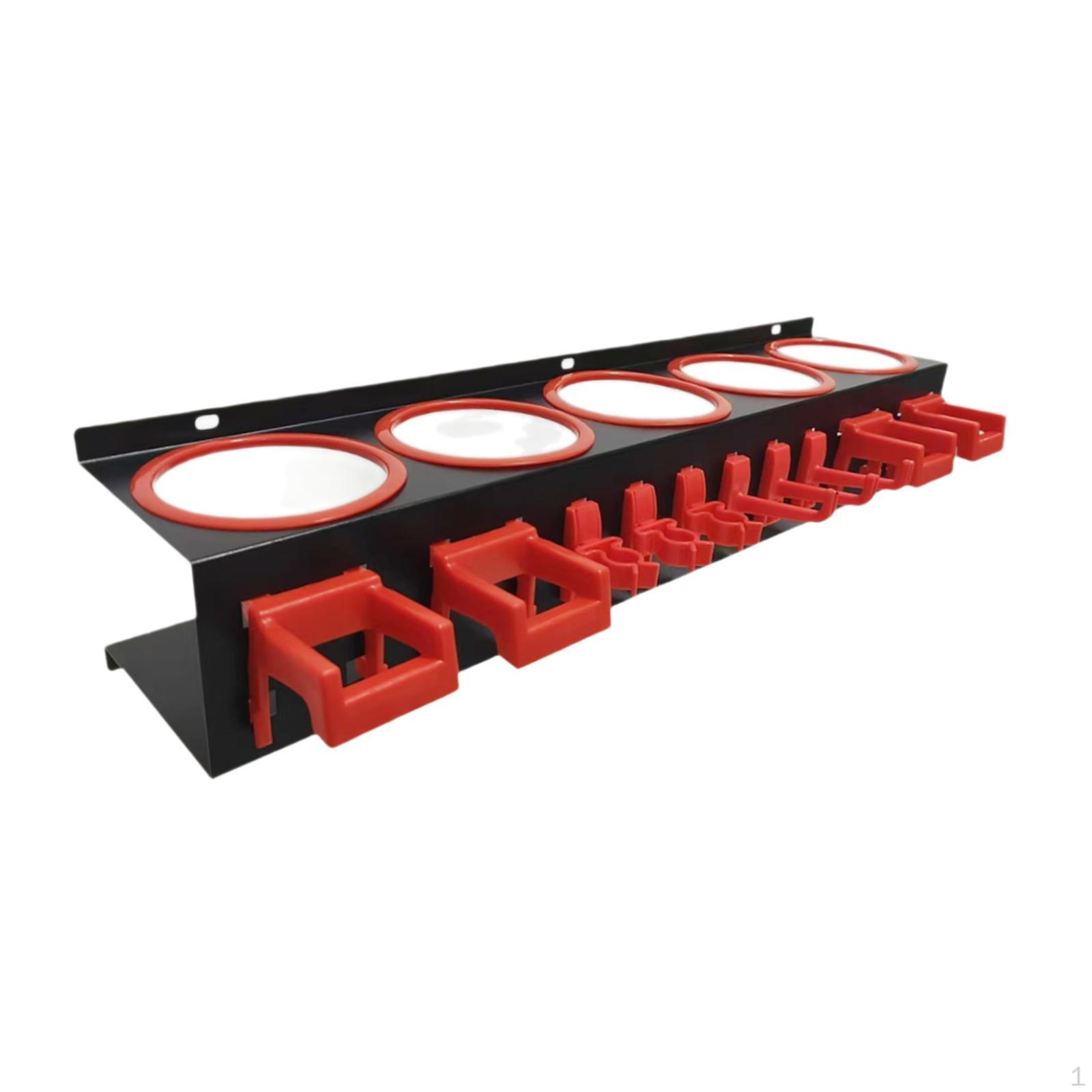 Spray Bottle Holder Garden Workshop Organization Space Saving with Hooks Utility Storage Rack 3 Single Hook 2290₽
