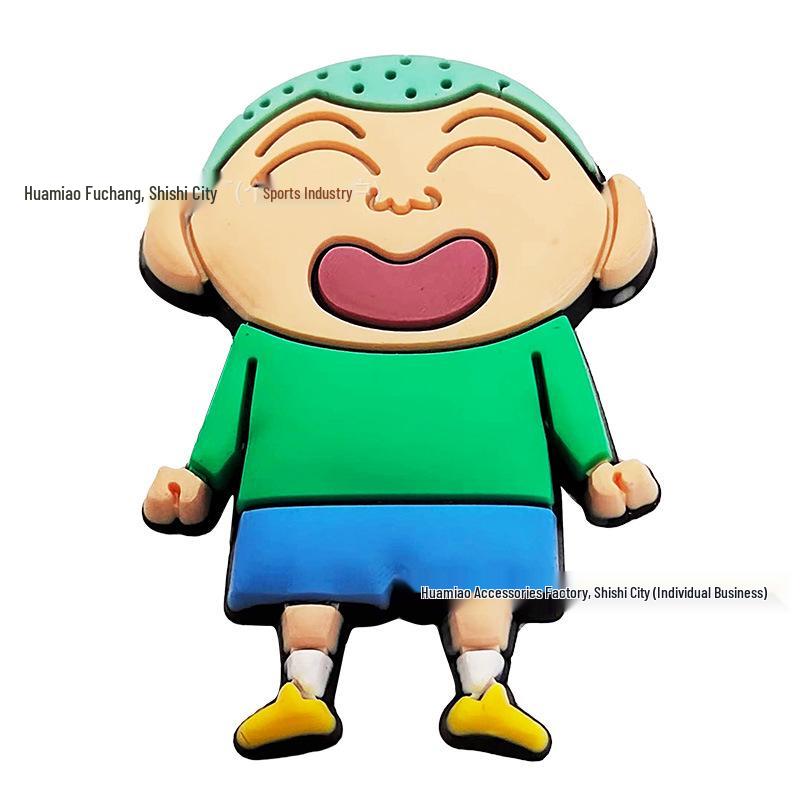 Charms para Zapatos de Dibujos Animados Crayon Shin-chan - Accesorios Desmontables de Goma PVC para Zapatos con Agujeros