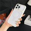 Applicable to Apple 18 seconds change mobile phone case large window iPhone17 acrylic 16PM Macaron 15 magnetic suction hard case