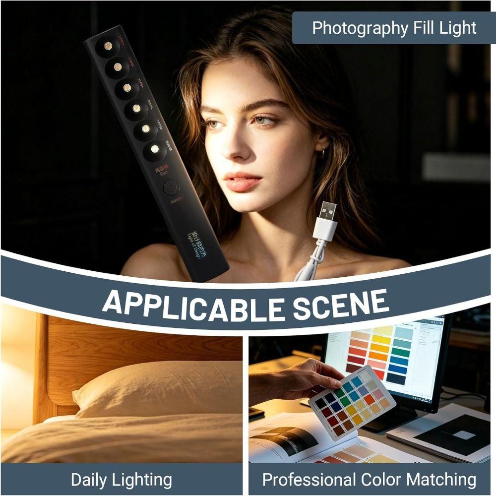 Color Temperature Variable Photography Light Wand Multifunction Light Photography Lighting