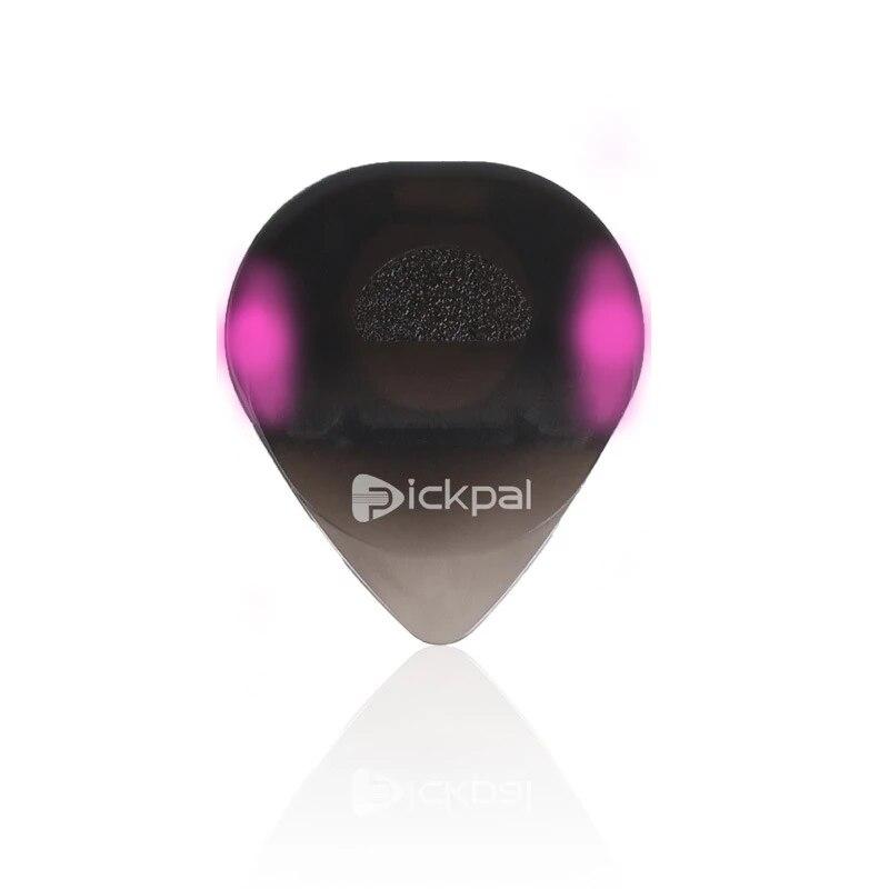 Miwayer LED Luminous Guitar Pick - ABS Electric Heart-shaped Guitar Picks With Three-Color Light Options (White/Green/Purple)