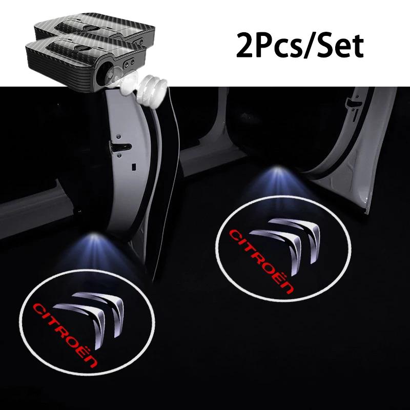

2 шт. Автомобільні дверні світлодіодні проектори Вітальні лампи Аксесуари для Citroen C1 C2 C3 Vts C4 Saxo C4L C5 C6 C8 Xsara Picasso Berlingo