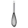 Sato Metal Industries SALUS Silicone Black Whisk, Medium,