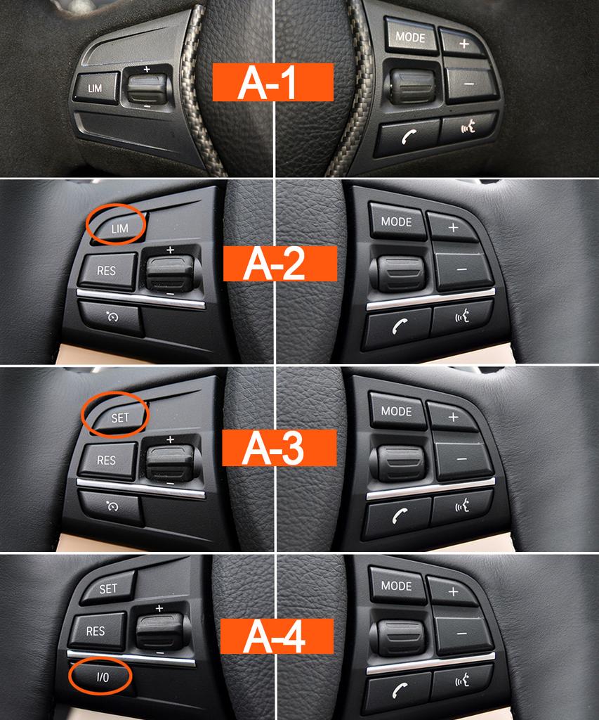 Car Steering Wheel Control Switch Buttons For 1 3 4 5 6 7 X3 X5 Series F20 F30 F34 F36 F10 F11 F07 F12 F01 F02 F15 F16 F25 F26