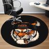1pc Tiger Smoke Office Round Area Rug, Under Office Chairs Bedroom Living Room Home Decor, Room Deco, Available in Various Sizes