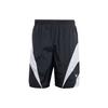 Rekive Shorts Color Block Logo Elastischer Bund Lässige Shorts Herrenshorts Schwarz Weiß IL2470
