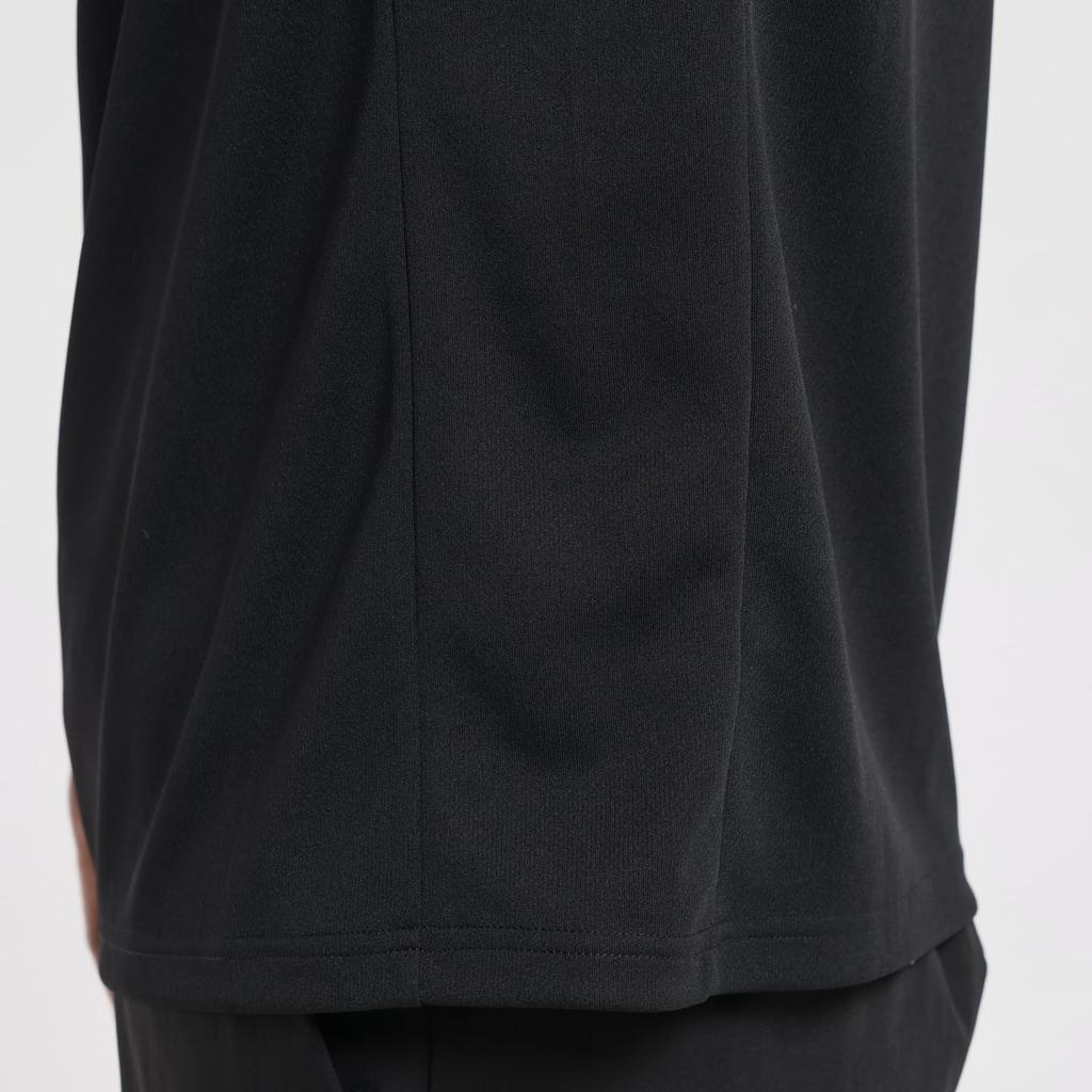 Move Sports Short Sleeve Polo Shirt Descente Short Sleeve Stretch Training BK00 [Amazon Exclusive] Men's Sweat-Wicking, Quick-Drying, Shirt,