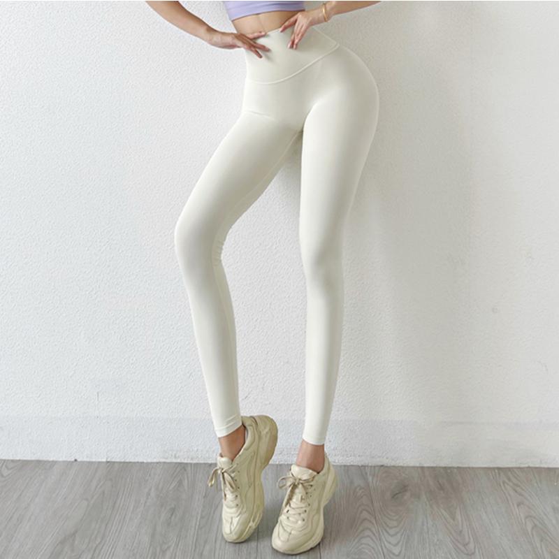 Casual Fashion Hip Lifting Fitness Pants Women Sports Training Peach Pants Tight Elastic High Waist Slimming Sexy Pants Skinny Leggings for Women
