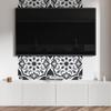 Panel Samoprzylepny Z Nadrukiem - Idealny Do Kuchni 120X60 Cm Wzór Kwiatowy Z Ornamentami