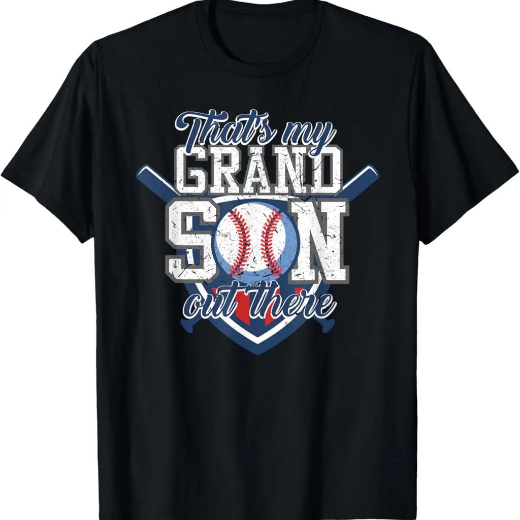 That's My Grandson Out There Baseball Grandparents Tee Gift T-Shirt