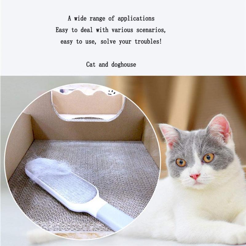 Pet Hair Remover, Double-sided Electrostatic Hair Removal Brush Cat And Dog Cleaner Hair Removal Brush