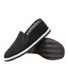 Black cloth shoes cloth shoes lasagna canvas single shoes flat bottom wear-resistant imitation tire sole driver shoes