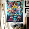 Custom Gravity Falls Wall Hanging Printed Fabric Blanket Decorative Tapestries for Bedroom Living Room Home Decor