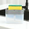 1 Set Soap Box Kitchen Automatic Dispenser Detergent and Liquid Box Sponge