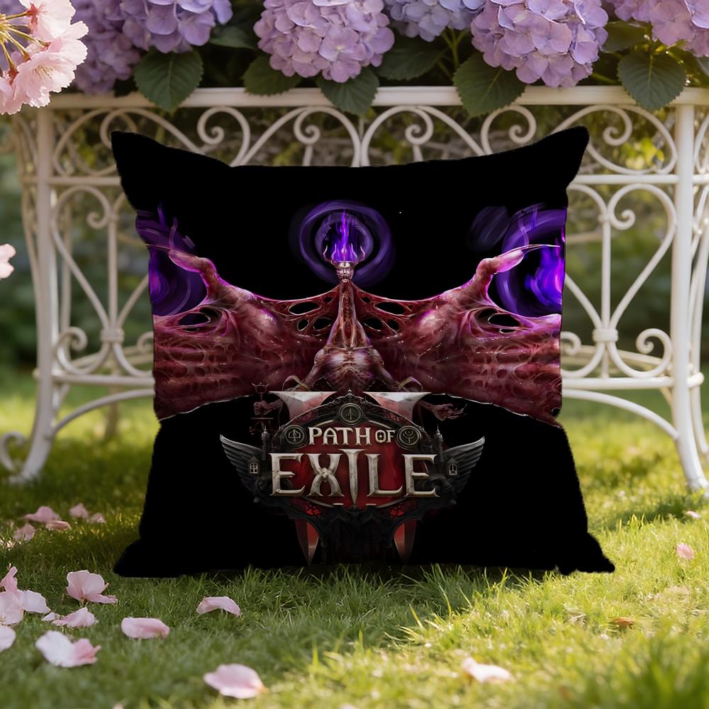 GamePath of Exile Cushion Cover Home & Car Dual-Scene Pillow Cover: Reversible for Premium Comfort