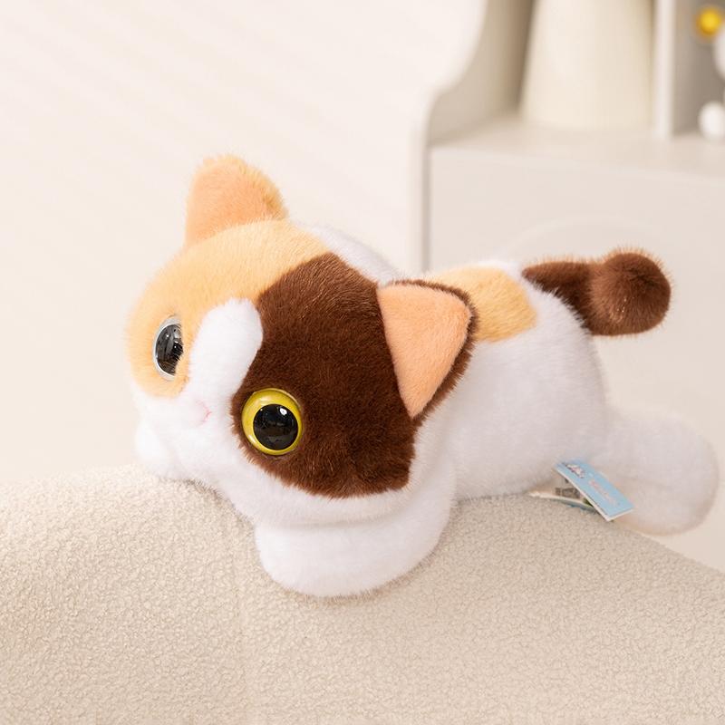 20/40cm Nové Vysoce Kvalitní Roztomilé Plyšové Hračky pro Domácí Mazlíčky Kočky Rozkošné Calico Siamské a Ragdoll Kočky Plyšáci Měkká Panenka Polštář na Objímání