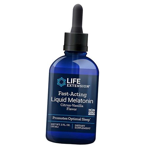 

Жидкий мелатонин быстрого действия, Fast-Acting Liquid Melatonin, Life Extension 59мл Цитрус-ваниль (72346022) 59ml Citrus-vanilla