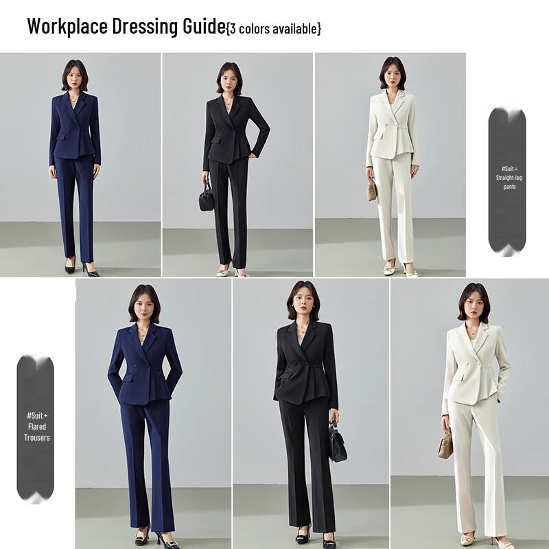 Women's Professional Blazer Suit Set