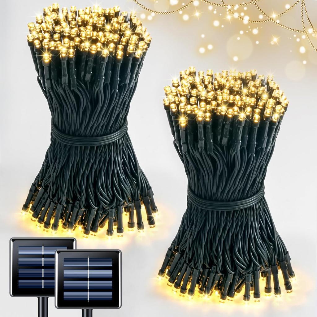 Solar Light String Led Outdoor Lawn Holiday Christmas Decorative Light Garden Courtyard Starry Sky Waterproof Colored Light
