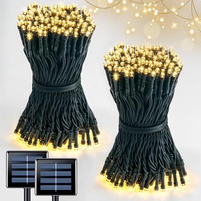 Solar Light String Led Outdoor Lawn Holiday Christmas Decorative Light Garden Courtyard Starry Sky Waterproof Colored Light