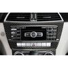 For Benz C-Class W204 2011-2014 Real Carbon Fiber Central Volume CD Switch Panel