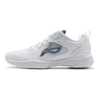 Li Ning Gladiator Comfortable Lightweight Durable Low-Top Badminton Shoes Unisex Shoes White AYZT011-1