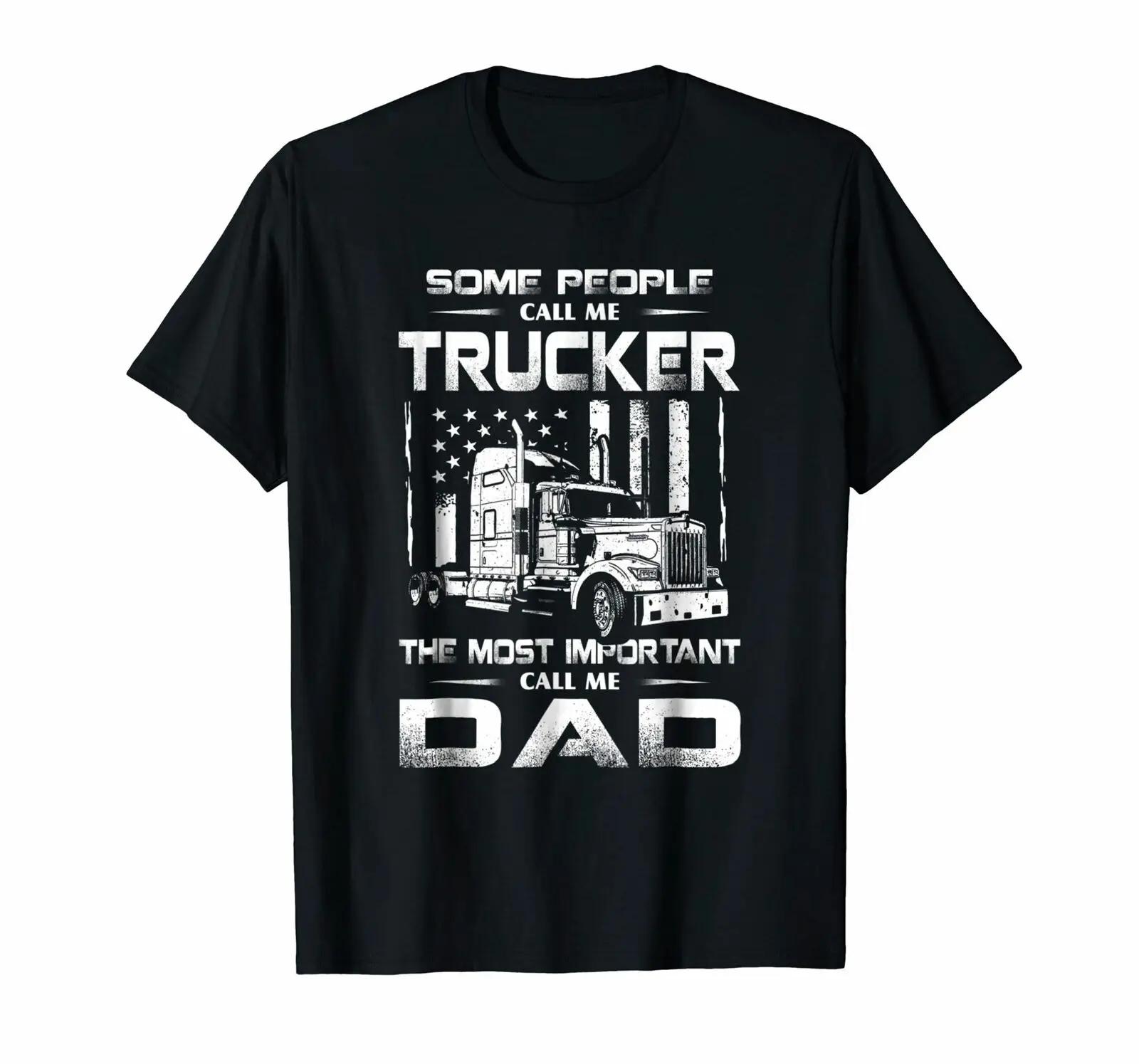 

Funny American Trucker Father s Day Gift T-Shirt New 100% Cotton O-Neck Summer Short Sleeve Casual Mens T-shirt Size S-3XL S разноцветный