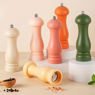 Pepper Grinder, with Adjustable Grinder, Traditional Salt Grinder or Pepper Grinder, Suitable for Home Kitchens, Restaurants or