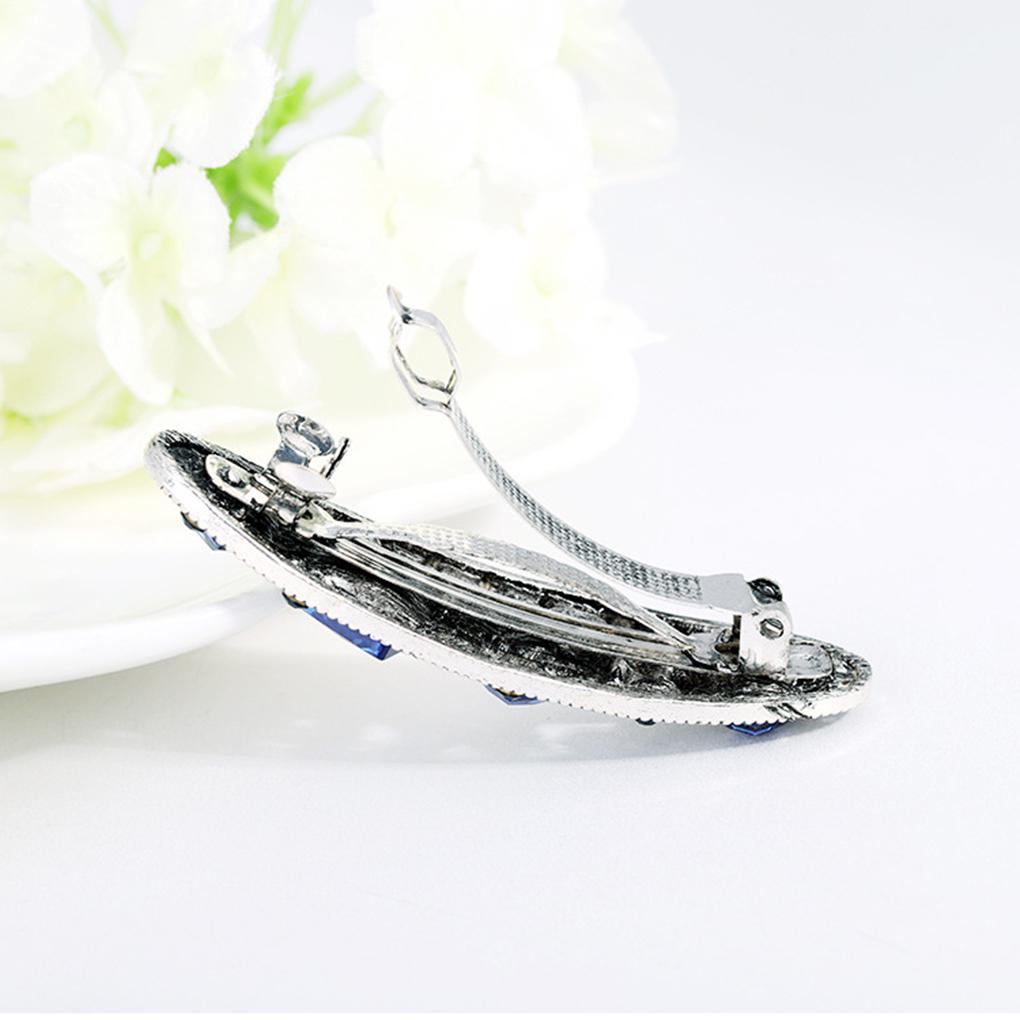 Girls Bowknot Headwears Bridal Wedding Hair Clip Women Spring Hairpin Rhinestone Barrette