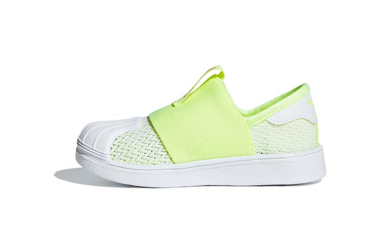 

Adidas Originals Superstar Collection Mesh Low top Toddler Shoes Yellow White Infant And Toddler CG6584 23