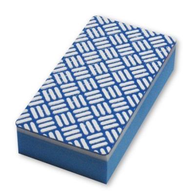 Sanwa Kensetsu Kogyo Hand Polishing Diamond Glass For Removing Scale from Bathroom Glass and Mirrors #2 (Blue)