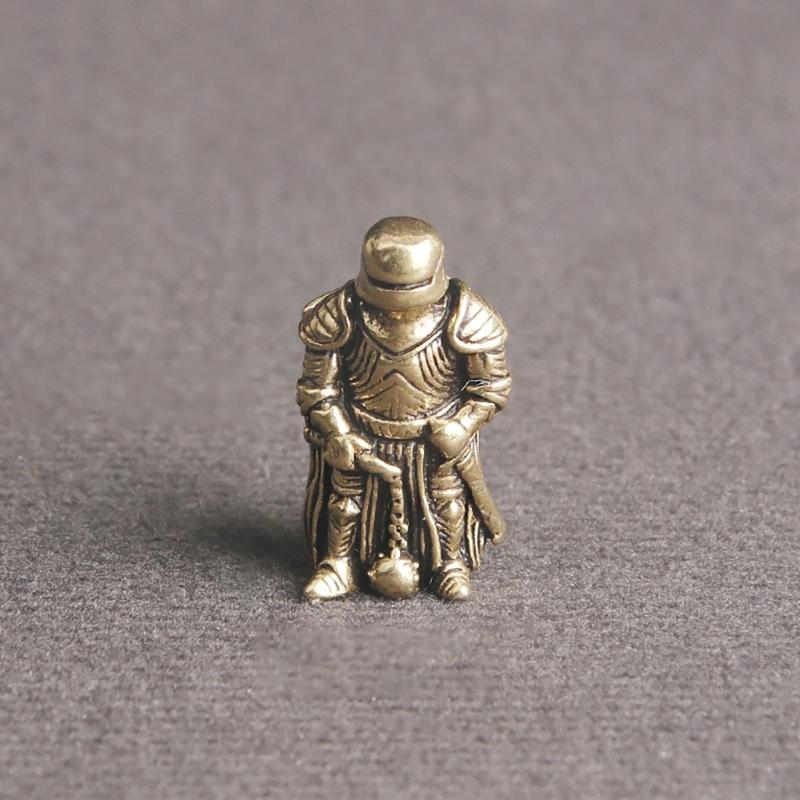 Broadswords Knights Knife Lanyard Bead DIY Brass Paracord Bead Vintage Knights Parachute Cord Beads for Bracelet Pendant