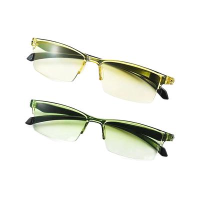 Smart Automatic Zoom Reading Glasses Rimless Ultralight Anti Blue-Ray Spectacle Radiation Protection Blue Light Glasses Unisex