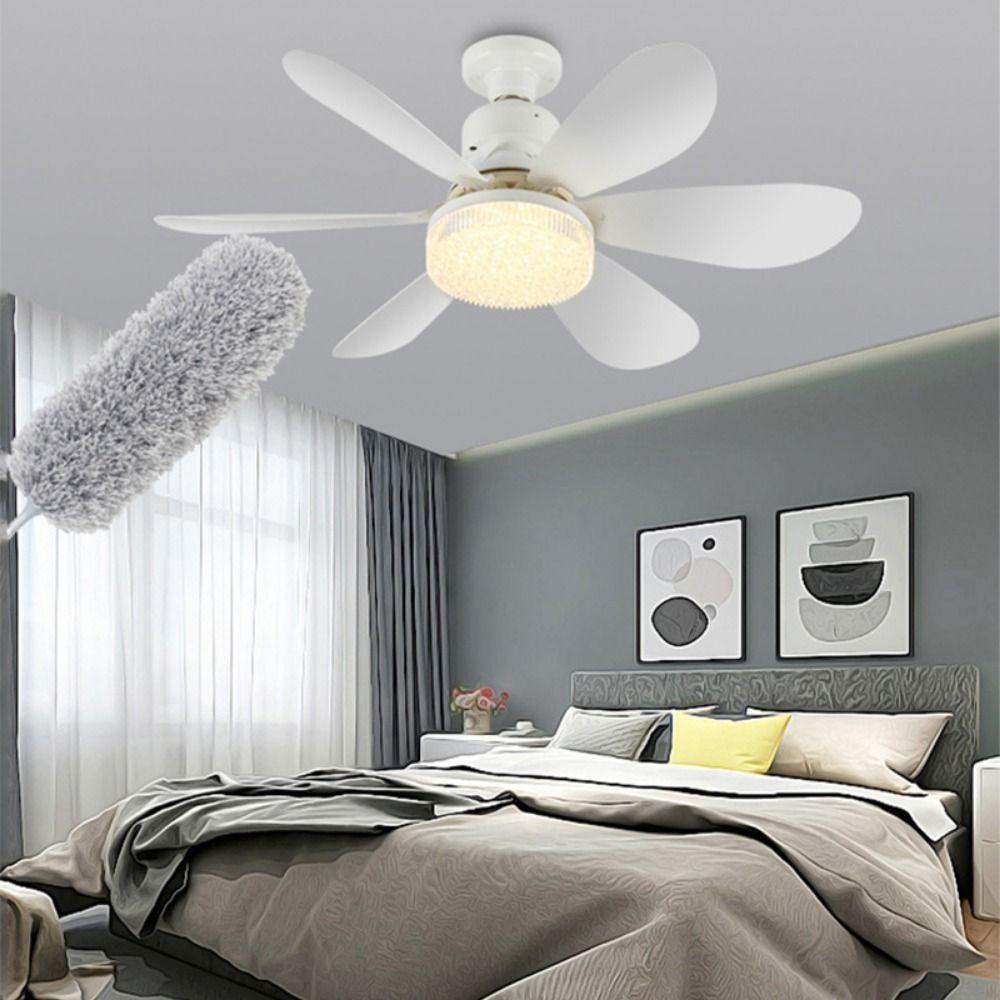 Dimmable LED Light Fan With Remote Control Electric Fan Ceiling Lamp Ceiling Fan Light Living Room