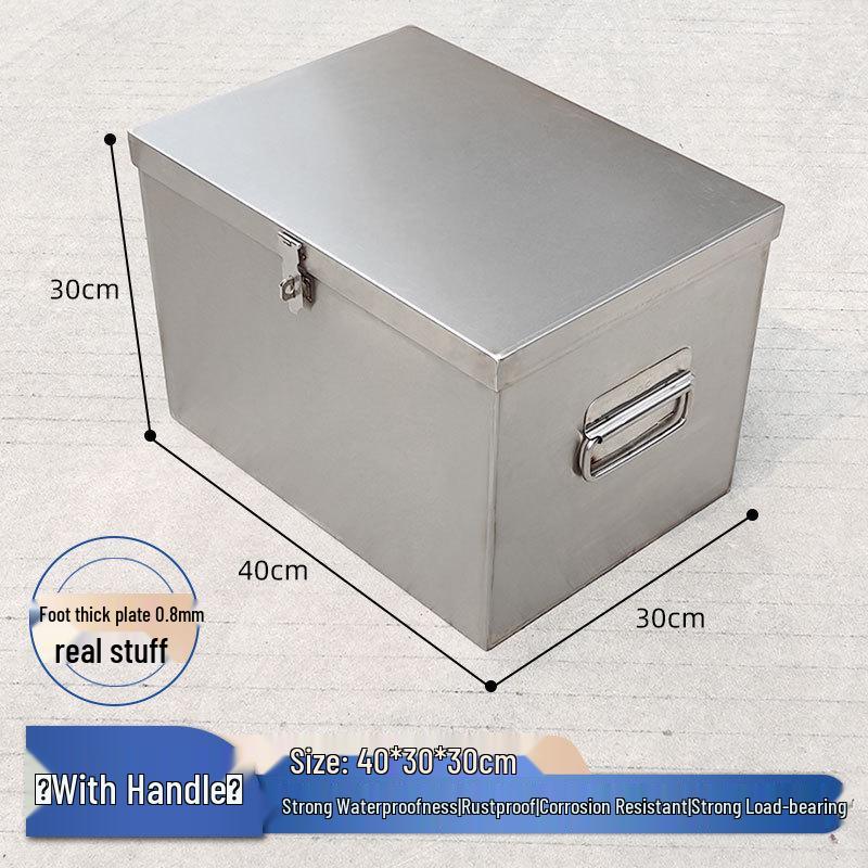 

Посилена багатофункціональна інструментальна скринька промислового класу з нержавіючої сталі із замком